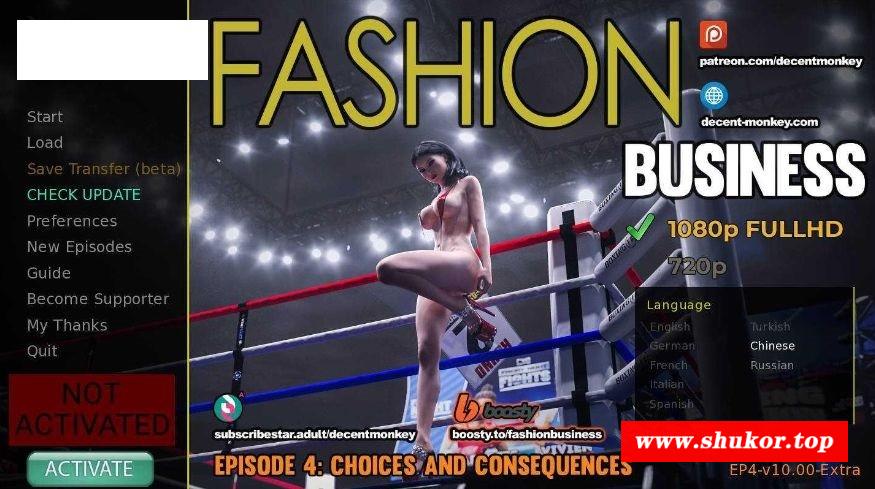 [PC-SLG游戏] [SLG/官中/动态] 时尚女王莫妮卡/Fashion Business Ep.4 v10 Extra 官方中文 [12.4G/BD][ssnw4v10]-小树基地