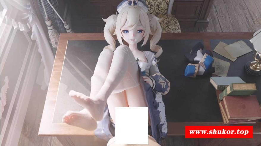 【3D/咕嘿嘿/纯啪】原神 白丝芭芭拉【1g/1080p/百度】[1942]-小树基地