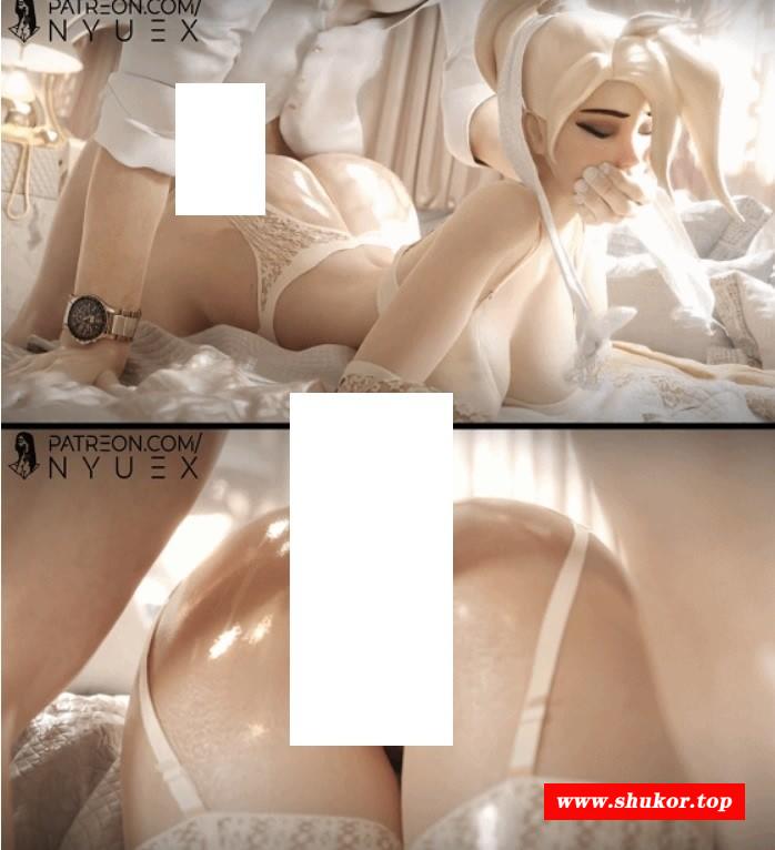 [3D/NTR/CV] NyueX 2月新作：天使+黑百合+艾什 极品白丝新娘被人渣前男友侵犯中出 [361M/BD][NyueX2502]-小树基地