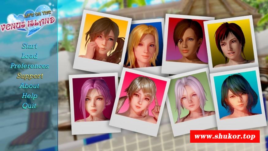 图片[2]-[PC-SLG游戏] [SLG/汉化/动态] 维纳斯岛的生活/Life on the Venus Island V0.3 AI汉化 [1.9G/BD][wnsddsh]