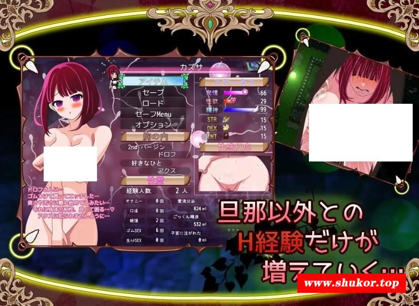 图片[3]-[PC-RPG游戏] [RPG/PC/AI汉化] 堕落人妻！ ～代替失踪丈夫被他人强占的 FoxxX～ 【堕ちヅマ!】～行方不明の夫に代わって寝取られFoxxX～ [BD/500M][DLRQ63]
